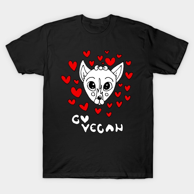 go vegan T-Shirt by MerryDee